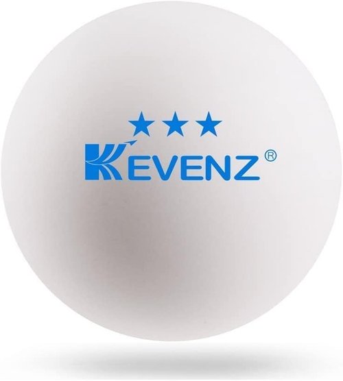 KEVENZ 3 Star Ping Pong Balls - 40+mm Advanced Table Tennis Balls for Training & Competition | White