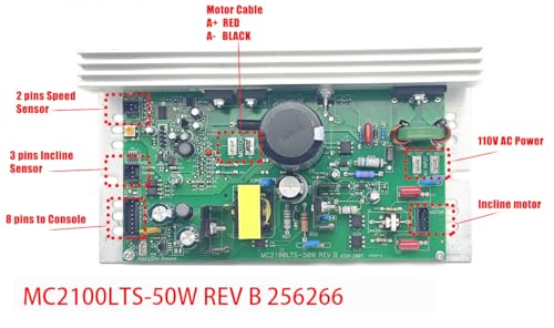 Treadmill Motor Speed Controller 110V MC2100LTS-50W - REV B