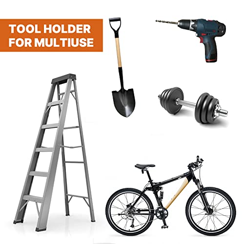 Garage Organization Weed Eater Holder Shed Organizer, Trimmer Rack Garden Power Tool Hanger for Grass Lawn Mower, 2 Pack