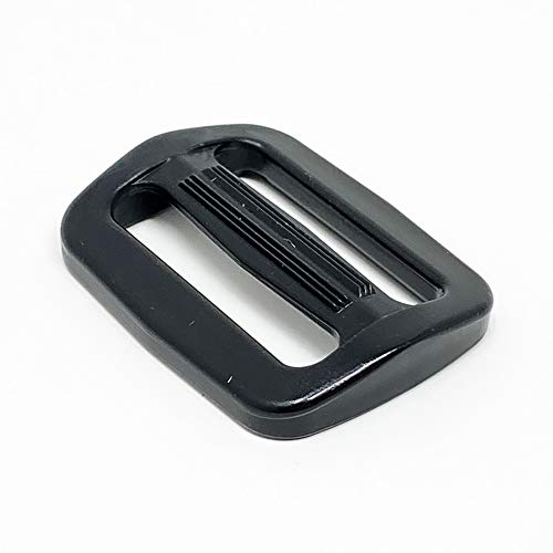 Triglide Strap Adjuster - 1 Inch Buckles - Black, 8-Pack