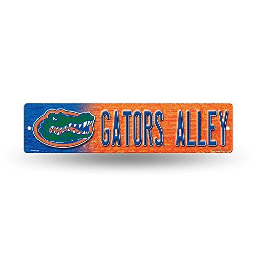 Plastic Street Sign 4" x 16" with Team Logo Graphics