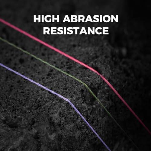 Braided Fishing Line - Ultra-Thin, High Strength, 150 Yds, 6 LB - Pink