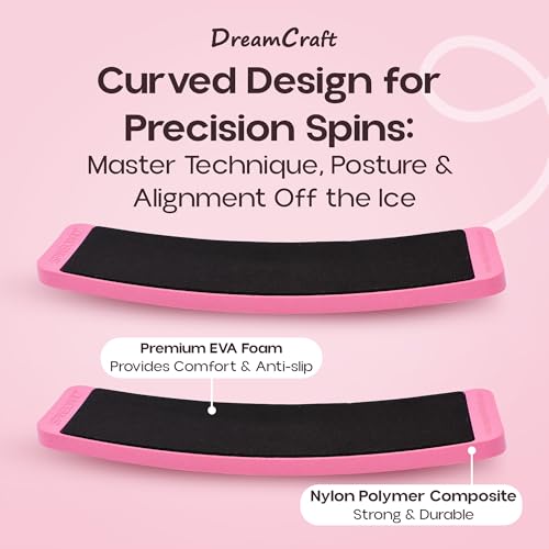 Figure Skating Spinner Board for Off-Ice Training - Pink
