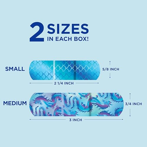 Flexible Fabric Adhesive Bandages - Magic Shimmer, 40 Count
