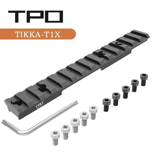 Tikka T1X Picatinny Rail Mount - Black