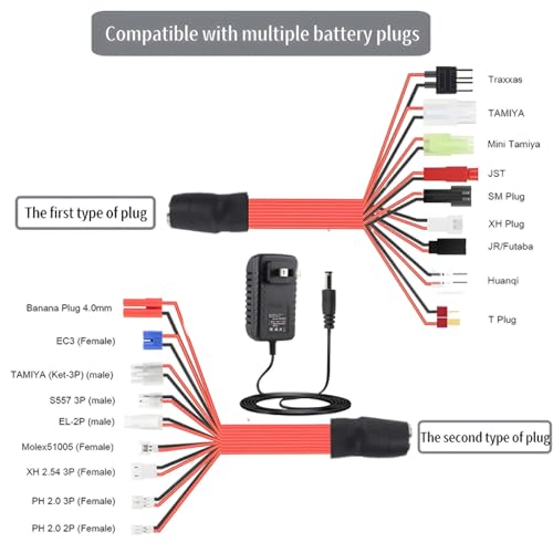 NiMH Battery Charger - Intelligent Fast Charging for 19 Groups