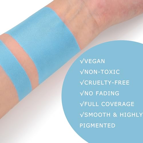 Anti-Glare Eye Black Stick for Sports - Light Blue Face Grease