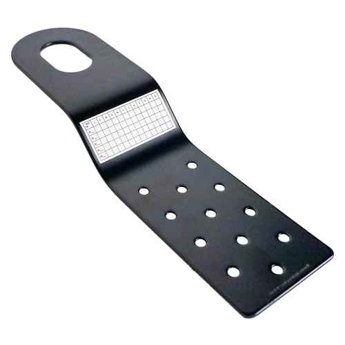 Guardian 10540 Pitch Pro Slotted Roof Anchor | Powder Coated Steel | 5000 lb Minimum Breaking Strength (MBS) | OSHA and ANSI Compliant | Black