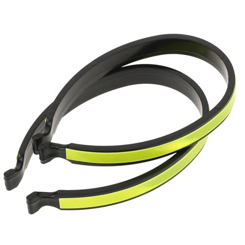 Reflective Cycling Trouser Clips - 2 Pack Adjustable Pant Leg Safety Bands