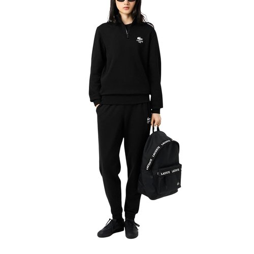Lacoste Unisex Neocroc Seasonal Backpack, Tape Black, One Size