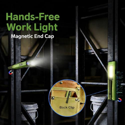 Nexarion Green Laser Pointer EDC Flashlight with UV & Red Light, 1300 Lumens