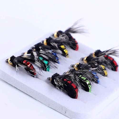 Fly Fishing Lures Kit - Bionic Venomous Fly Assortment for Freshwater & Saltwater