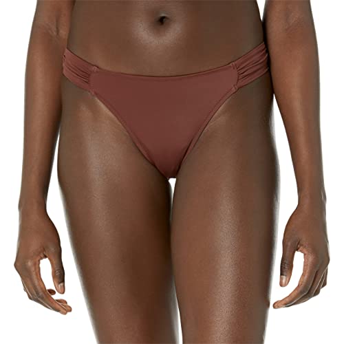 Full Coverage Bikini Swimsuit Bottom - Medium / Deep Brown