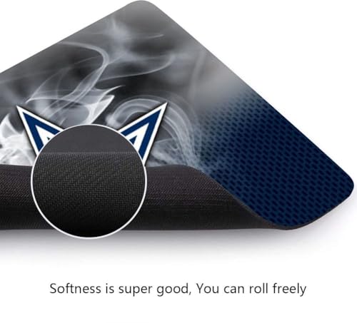 Football Sports Gaming Mouse Pad - Non-Slip Rubber Base, 9.8x8in
