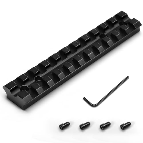 10/22 Scope Mount - Picatinny Rail with 11 Slots - Black