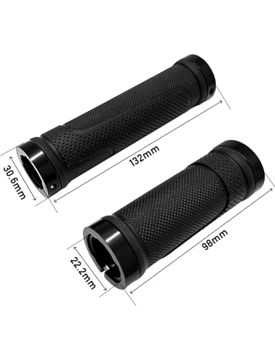 Ergonomic Soft Rubber Bike Handlebar Grips - Long/Short Versions