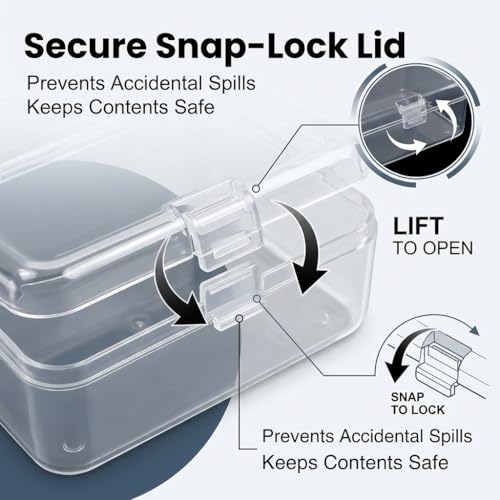 4 Pack Clear Plastic Card Storage Cases for Game Cards