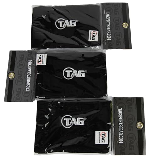Football Quarterback Wrist Band - Five Window - 6" x 4" - Black