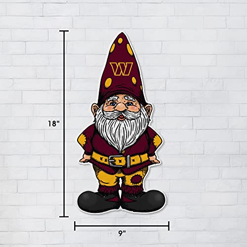 Washington Commanders Football Gnome Felt Wall Pennant - 18x18 Inch