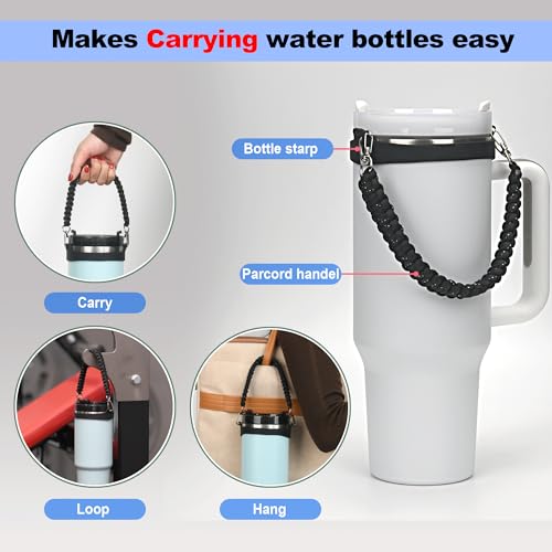 Wongeto Paracord Handle Strap for Stanley Cup - Heavy Duty Compatible
