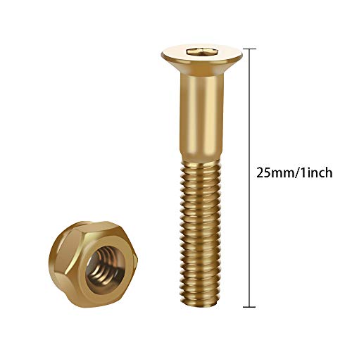 All-in-One Portable Skate Tool with 2-in-1 Wrench & Screwdriver - Tools + Gold Hardware
