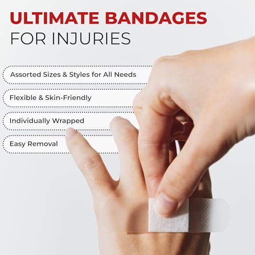 Assorted Adhesive Bandages Variety Pack - 280 Count