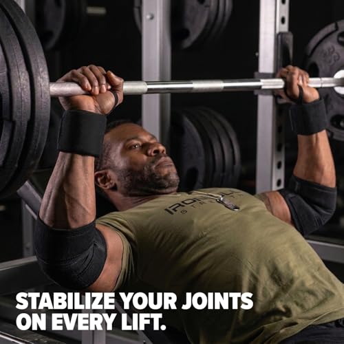 18-Inch Wrist Wraps for Weightlifting - Black V2