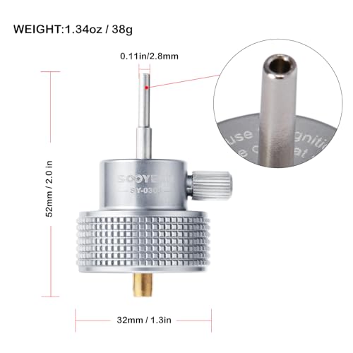 Airsoft Propane Refill Adapter with Silicone Oil Port