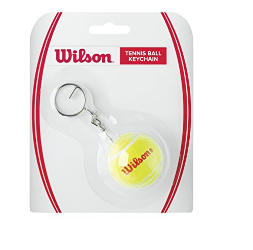 Mini Tennis Ball Key Chain - Yellow