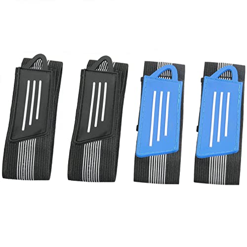 Adjustable Elastic Bike Pant Leg Straps - 4 Pack