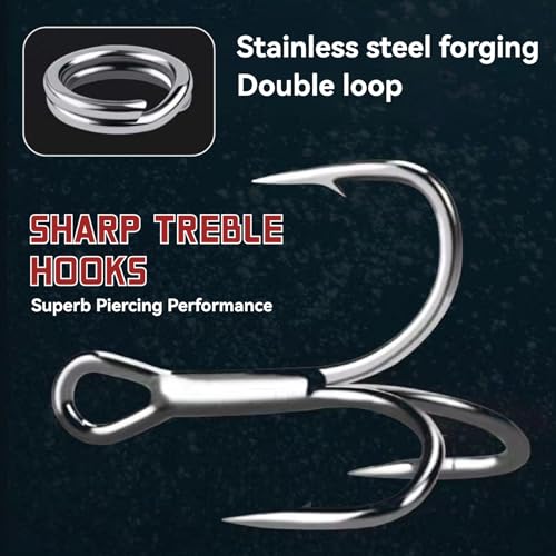 Fishing Lure Kit - 3D Simulation Crank Baits for Fresh & Salt Water