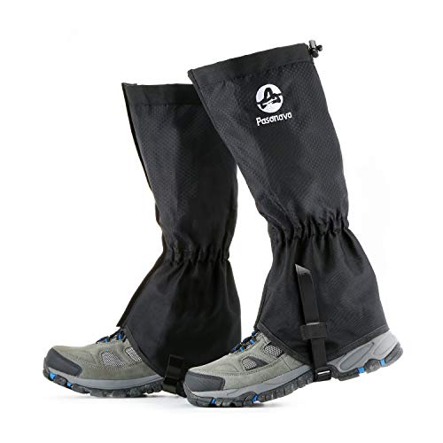 Waterproof Adjustable Leg Gaiters for Hiking & Outdoor Use
