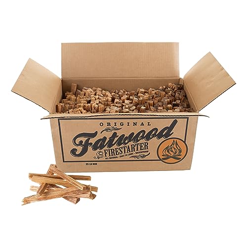 Pure Garden 25lb All-Natural Pine Firewood & Kindling Fire Starters