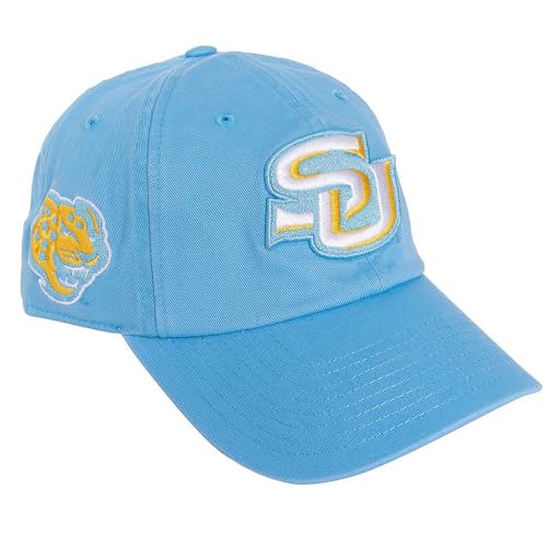 Desert Cactus Southern University Embroidered Baseball Hat (Blue)