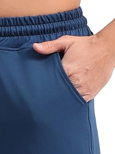 Men's Athletic Shorts with Double Pockets for Fitness & Running
