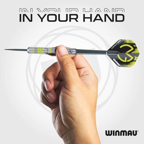 Winmau Michael Van Gerwen 50-Piece Steel Tip Darts Set with Case, Shafts & Flights