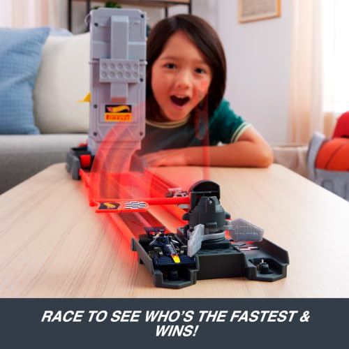 Formula 1 Racing Track Set with 2 Die-Cast Cars - F1 Playset