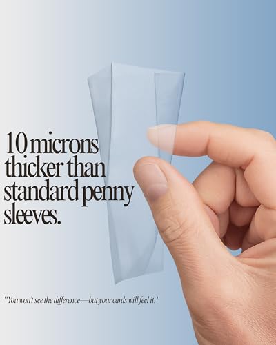 500 Count Soft Penny Card Sleeves - 60 Microns Ultra Clear