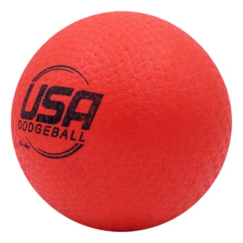 7 Inch No Sting Dodgeball - Soft Grip, Red - Single or 6-Pack