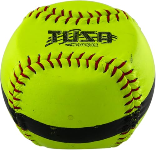 Bownet 4 Seams Spin Softball Training Ball for Pitching & Spin Control