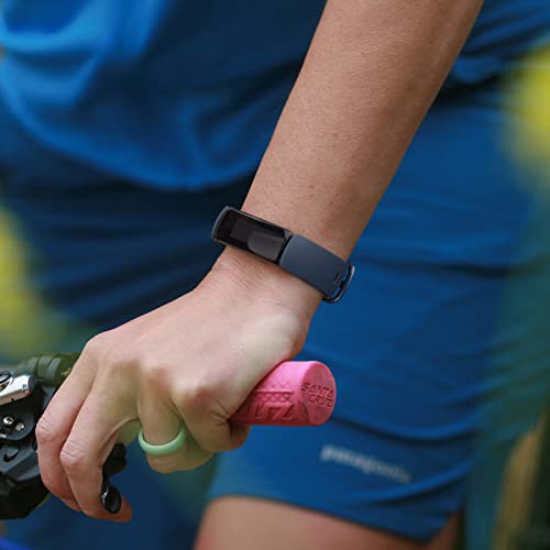 3 Pack Silicone Bands for Fitbit Inspire 2 & Ace 3 - Black, Navy Blue, Gray