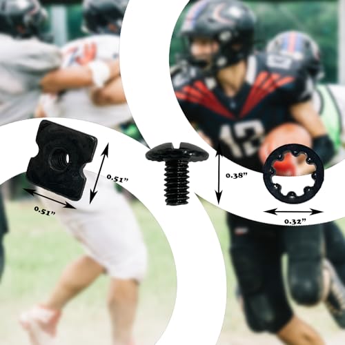 Football Back Plate Hardware - Unisex Adult & Youth Size - DG01PTBLSCBK0003