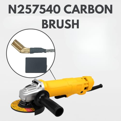 Replacement Carbon Brushes Compatible with Dewalt Angle Grinder DWE402, DW402, DWE43116 ? Electric Motor Brush Set ? Includes 4 Carbon Pieces