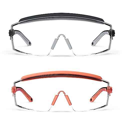 Anti Fog Safety Glasses Safety Goggles Over Glasses Protective Glasses with Anti Scratch Lenses Adjustable