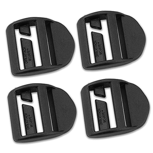 25mm Tension Locks - Durable Plastic Adjusters for Straps - 4 Pieces