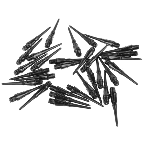2BA Soft Tip Dart Points - 50-Piece Replacement Plastic Tips