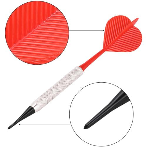 12-Piece Soft Tip Dart Set for Electronic Dartboards
