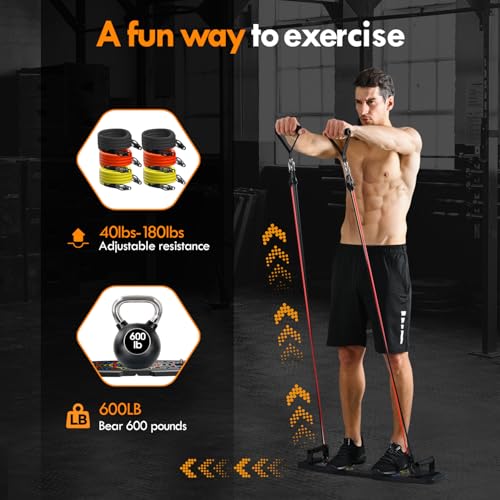 Push Up Board with 20 Accessories for Full Body Workout