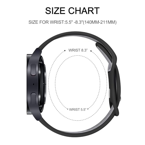 20mm Soft Silicone Sport Band for Garmin Forerunner - Black-Gray