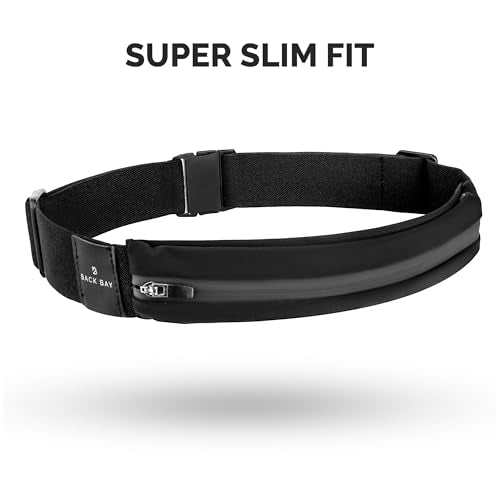 No-Bounce Running Belt for All Phones - Black | Adjustable & Comfortable